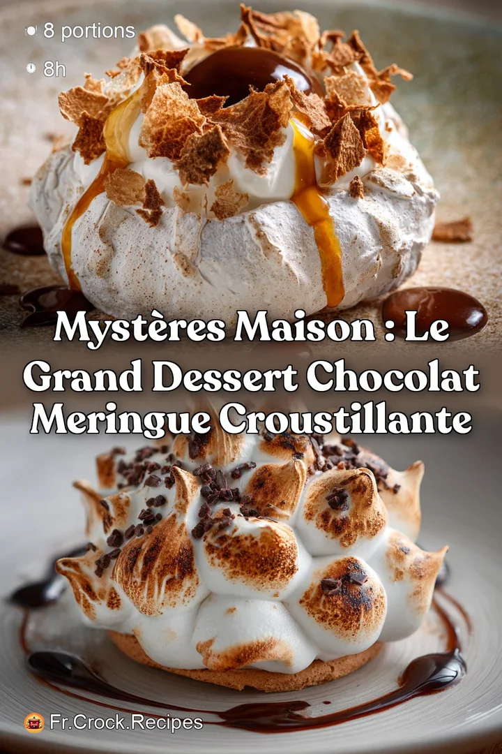 Myst&egrave;res maison : Le Grand Dessert Chocolat Meringue Croustillante