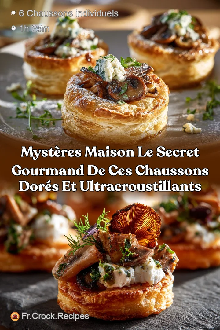 Myst&egrave;res maison Le Secret gourmand de ces chaussons dor&eacute;s et ultracroustillants