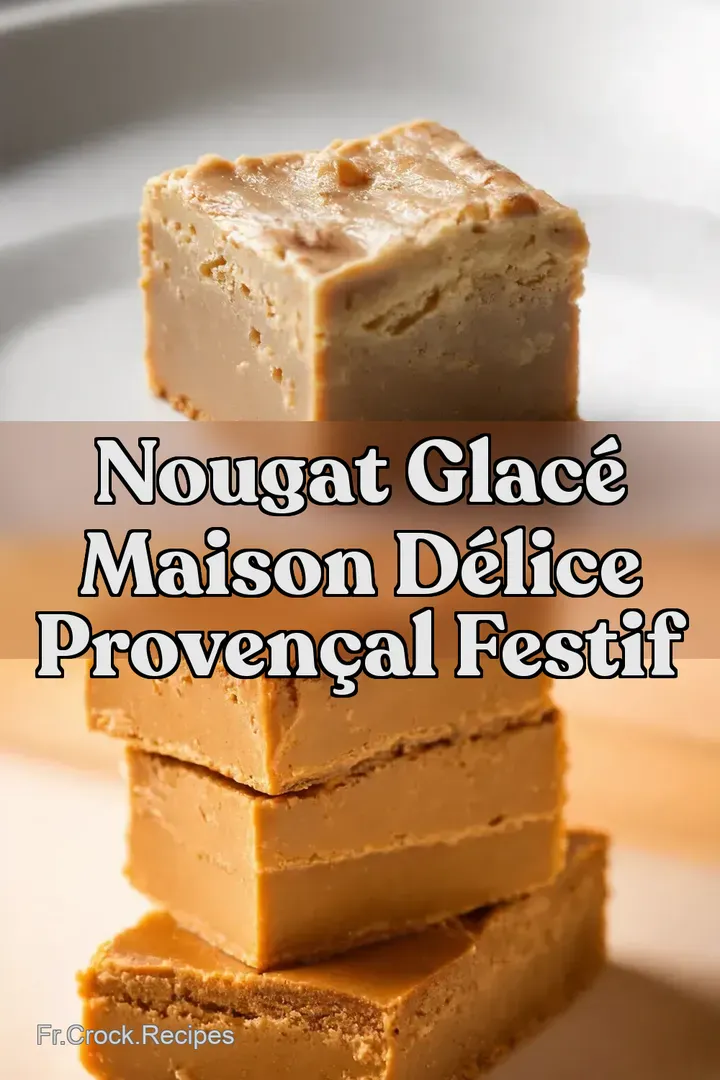 Nougat Glac&eacute; Maison D&eacute;lice Proven&ccedil;al Festif