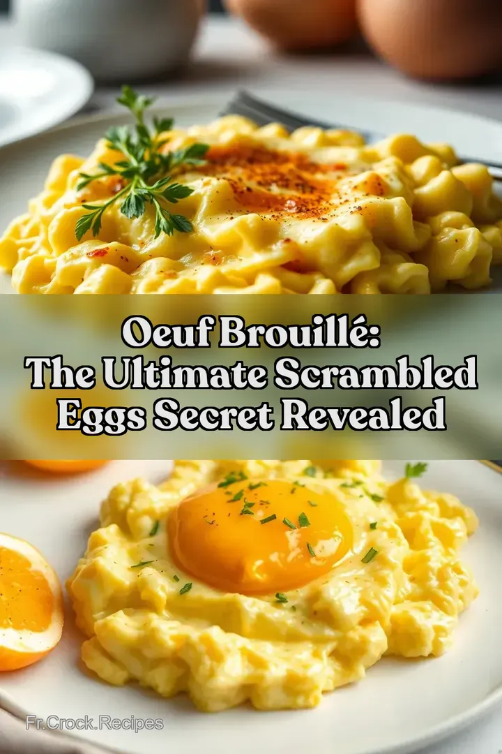 Oeuf Brouill&eacute;: The Ultimate Scrambled Eggs Secret Revealed