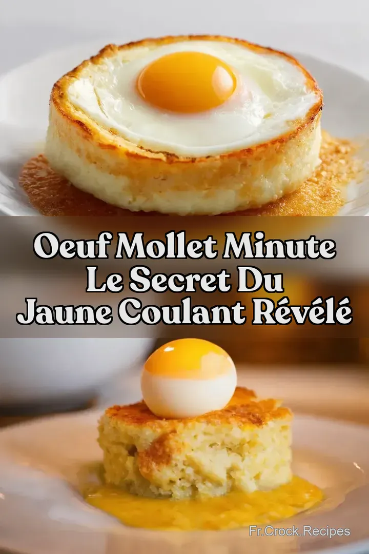Oeuf Mollet Minute Le Secret du Jaune Coulant R&eacute;v&eacute;l&eacute;