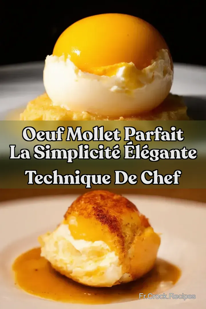 Oeuf Mollet Parfait La Simplicit&eacute; &Eacute;l&eacute;gante Technique de Chef