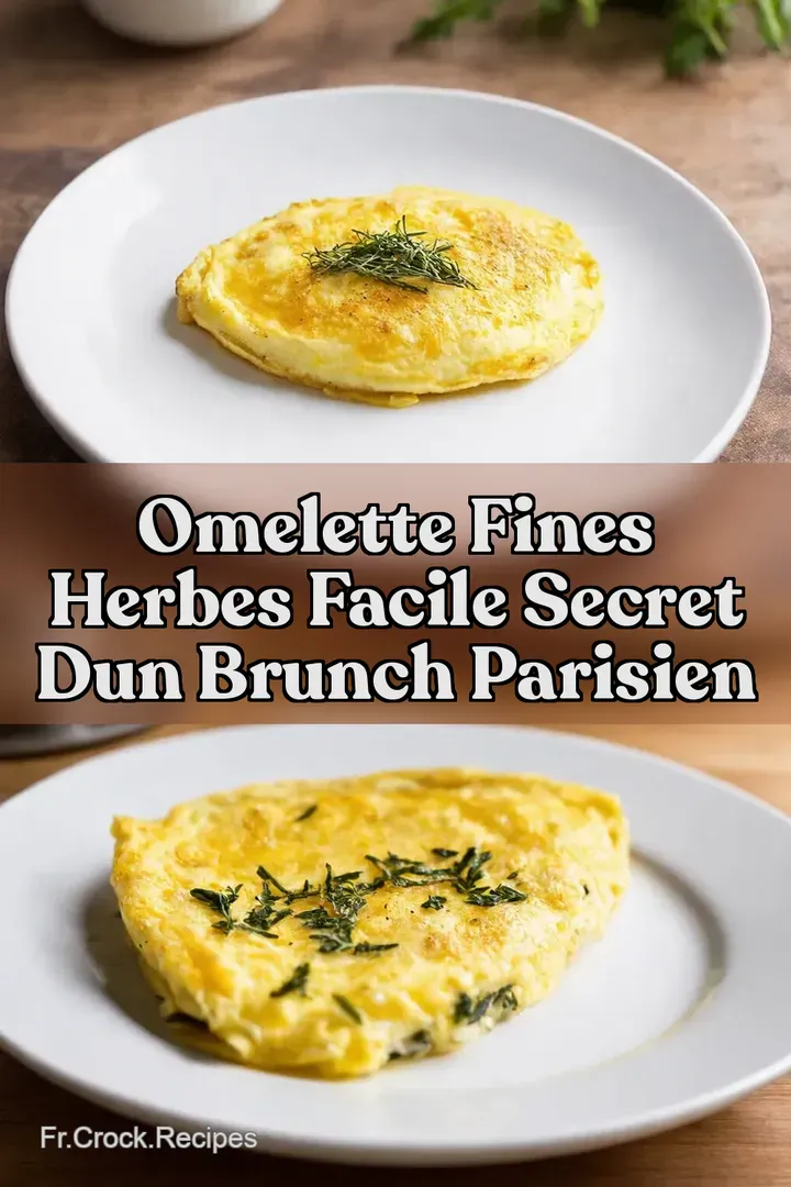 Omelette Fines Herbes Facile Secret dun Brunch Parisien