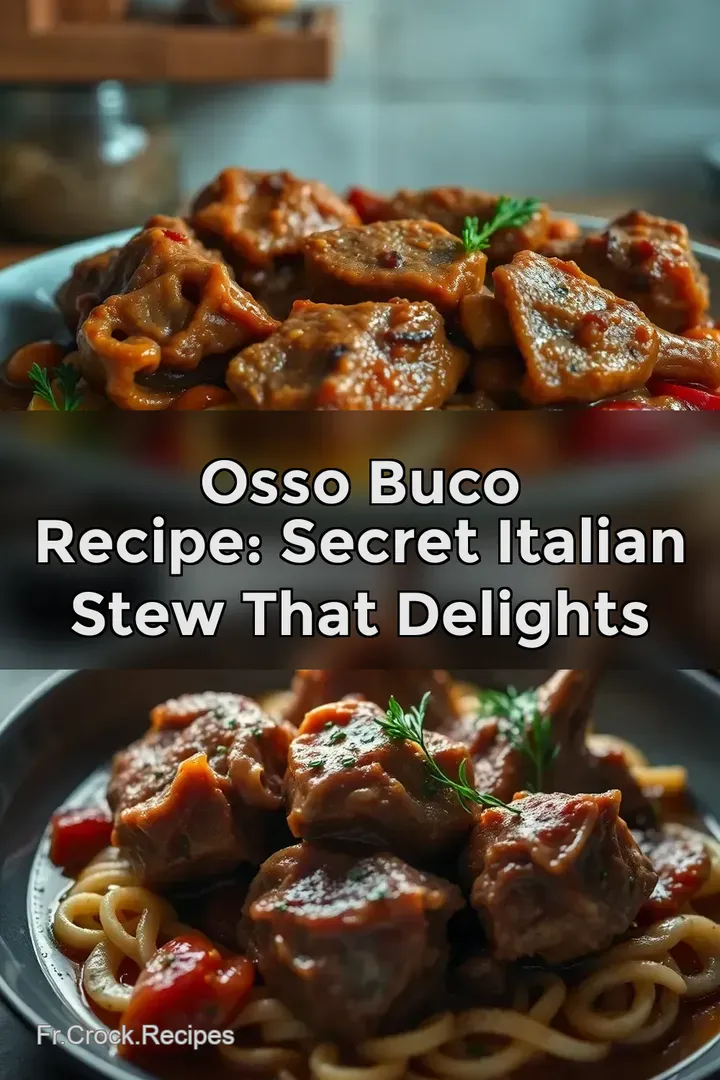 Osso Buco Recipe: Secret Italian Stew That Delights