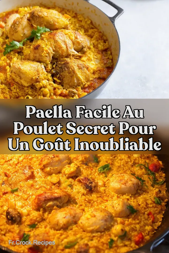 Paella Facile au Poulet Secret pour un Go&ucirc;t Inoubliable