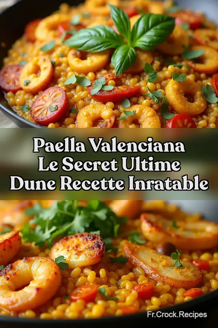 Paella Valenciana Le Secret Ultime dune Recette Inratable