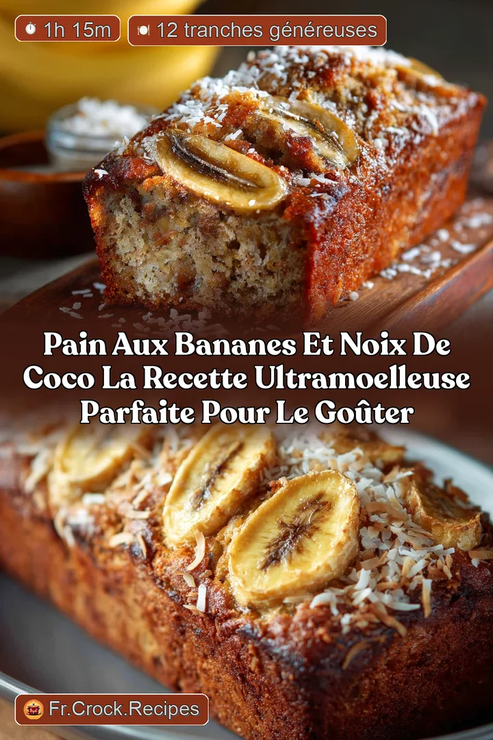 Pain aux bananes et noix de coco La recette ultramoelleuse parfaite pour le go&ucirc;ter