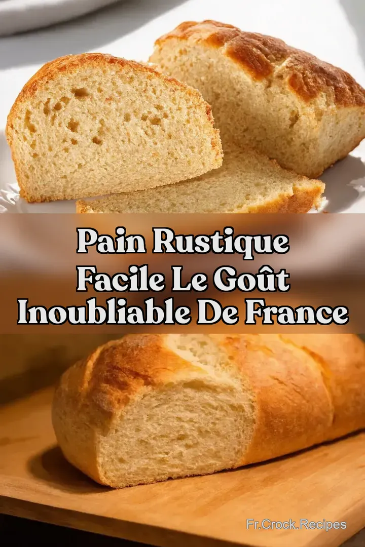 Pain Rustique Facile Le Go&ucirc;t Inoubliable de France