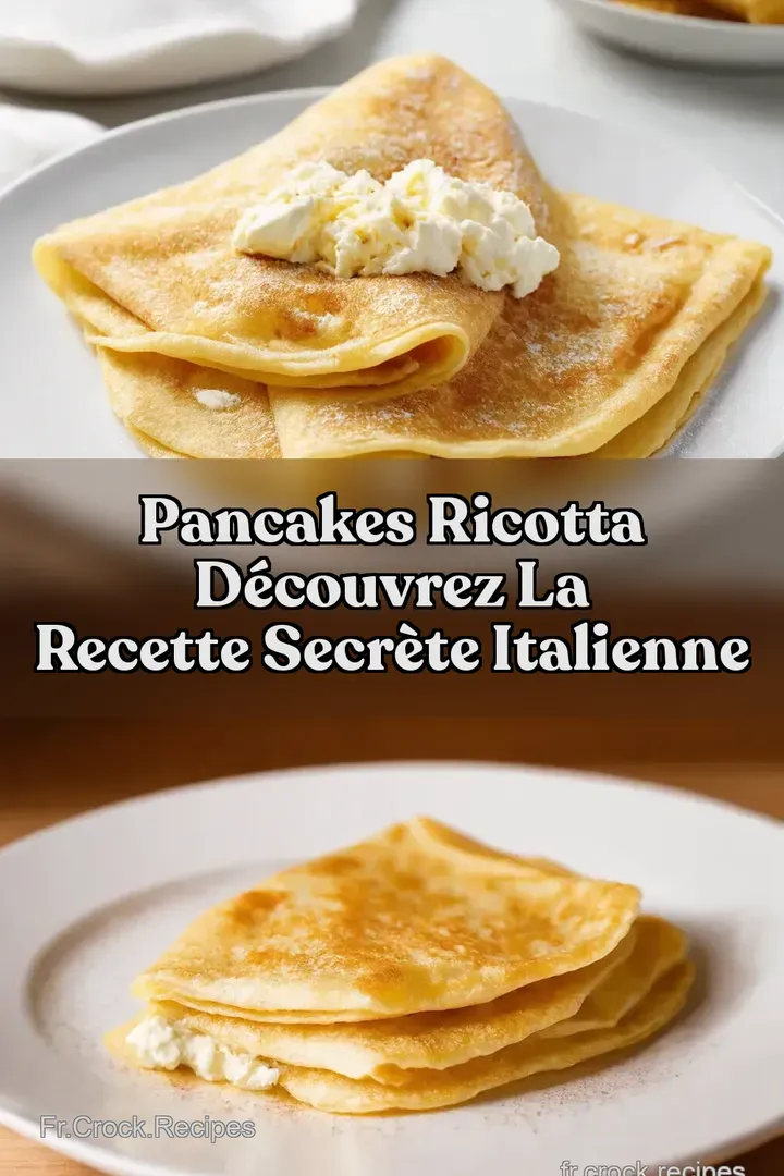 Pancakes Ricotta D&eacute;couvrez la Recette Secr&egrave;te Italienne