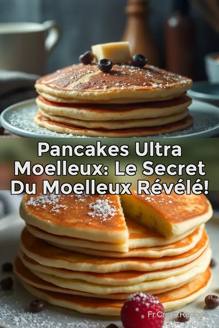 Pancakes Ultra Moelleux: Le Secret du Moelleux R&eacute;v&eacute;l&eacute;!