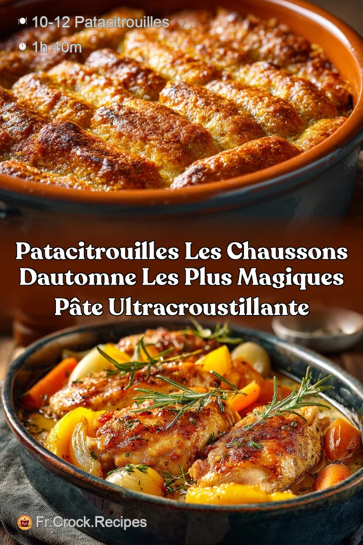 Patacitrouilles Les Chaussons dAutomne les plus Magiques P&acirc;te ultracroustillante