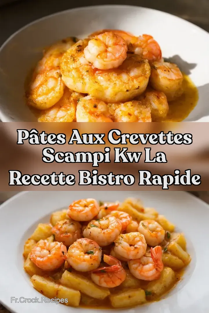 P&acirc;tes aux Crevettes Scampi kw La Recette Bistro Rapide