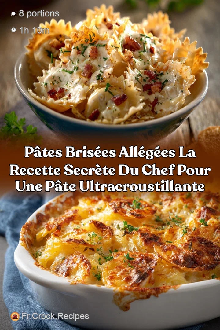 P&acirc;tes Bris&eacute;es All&eacute;g&eacute;es La recette secr&egrave;te du Chef pour une p&acirc;te ultracroustillante