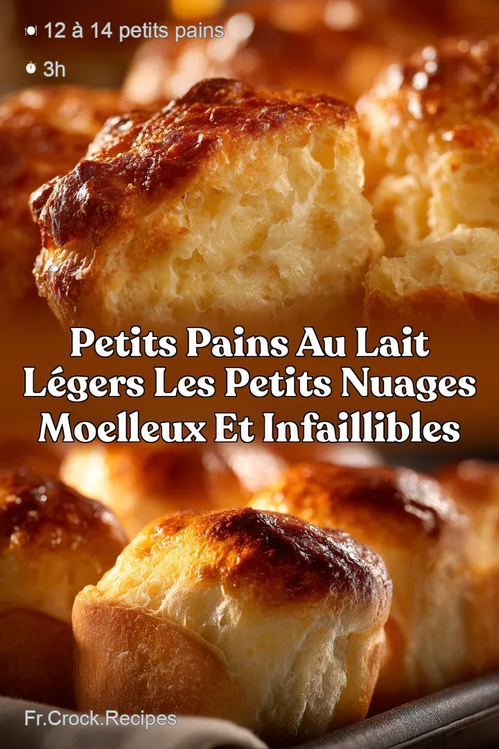 Petits Pains au Lait l&eacute;gers Les Petits Nuages moelleux et infaillibles