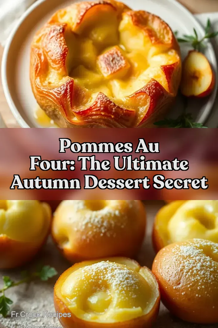 Pommes au four: The Ultimate Autumn Dessert Secret