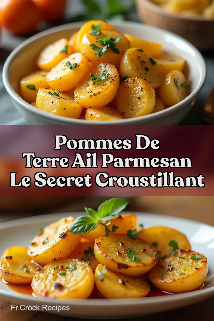 Pommes de Terre Ail Parmesan Le Secret Croustillant