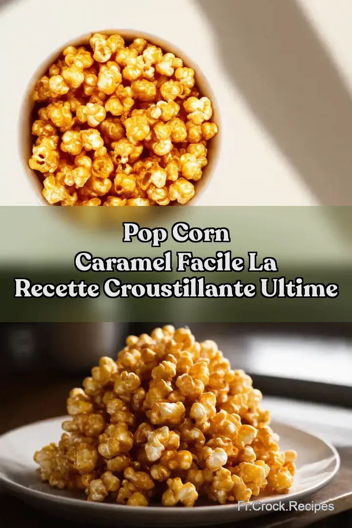 Pop Corn Caramel Facile La Recette Croustillante Ultime