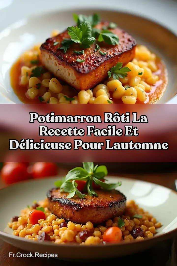 Potimarron R&ocirc;ti La Recette Facile et D&eacute;licieuse pour lAutomne