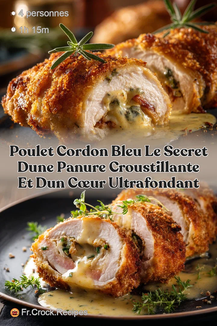 Poulet Cordon Bleu Le secret dune panure croustillante et dun c&oelig;ur ultrafondant