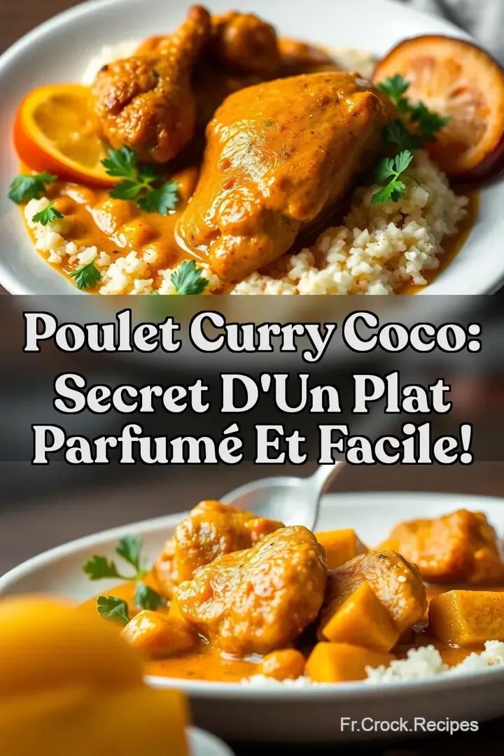 Poulet Curry Coco: Secret d un plat parfum&eacute; et facile!