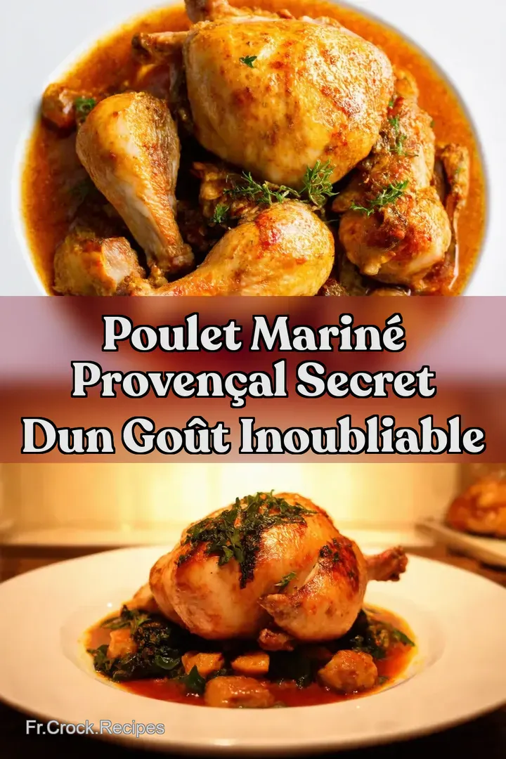 Poulet Marin&eacute; Proven&ccedil;al Secret dun Go&ucirc;t Inoubliable