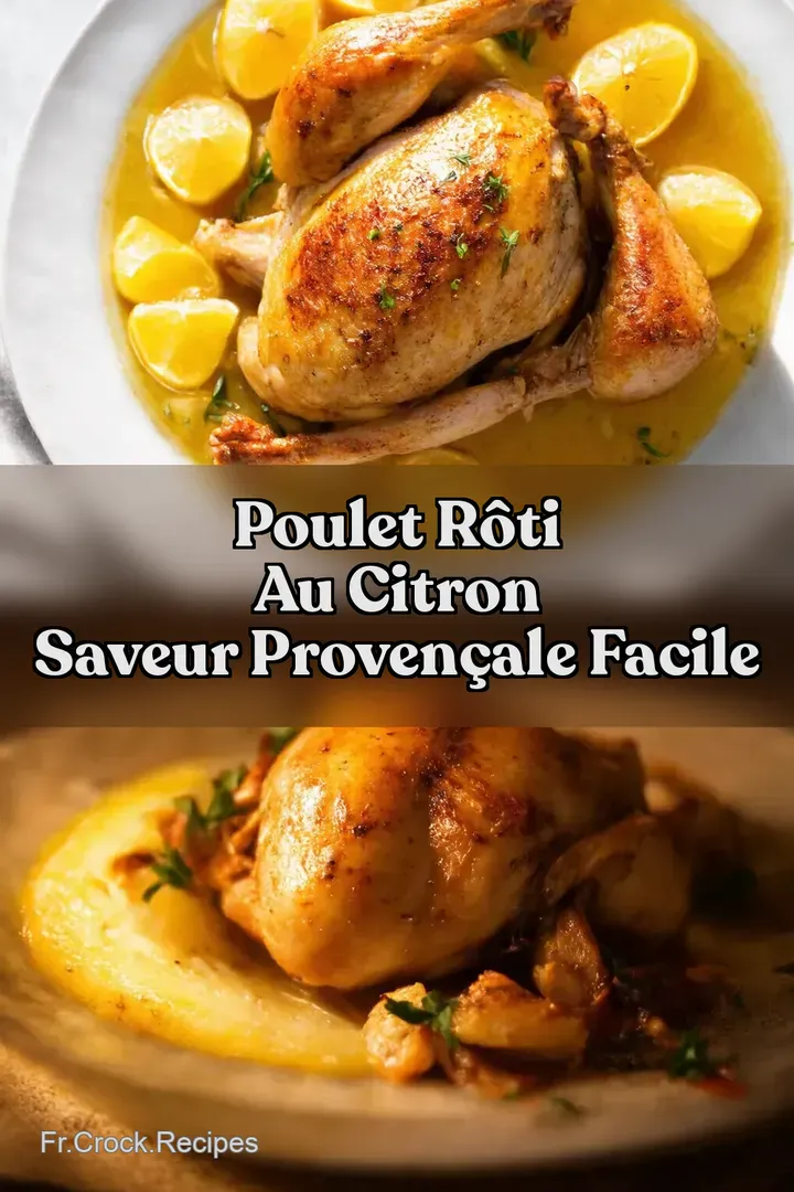 Poulet R&ocirc;ti au Citron Saveur Proven&ccedil;ale Facile
