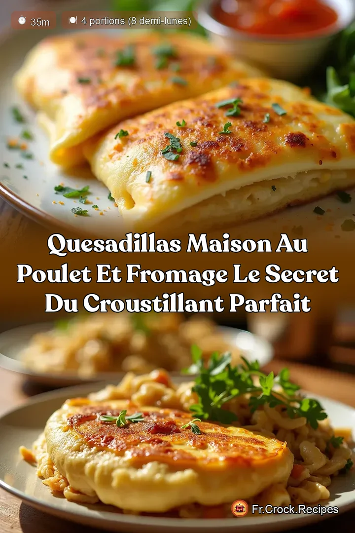 Quesadillas Maison au Poulet et Fromage Le Secret du Croustillant Parfait