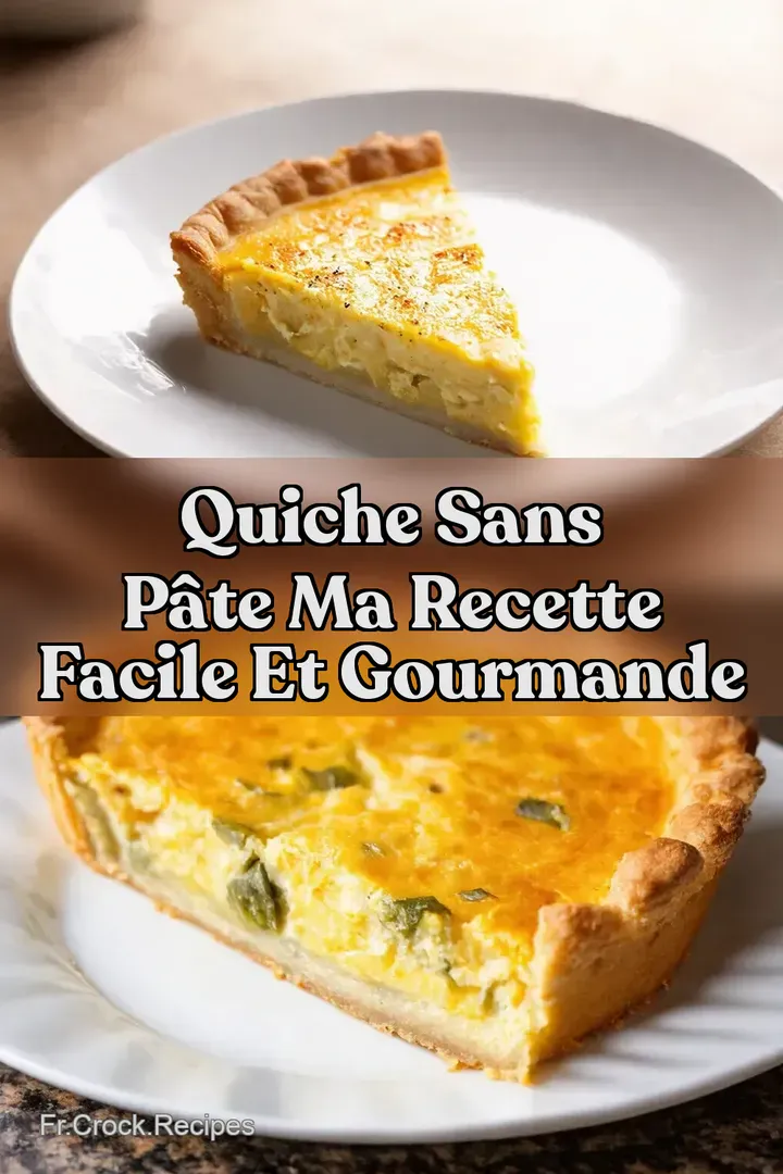 Quiche Sans P&acirc;te Ma Recette Facile et Gourmande