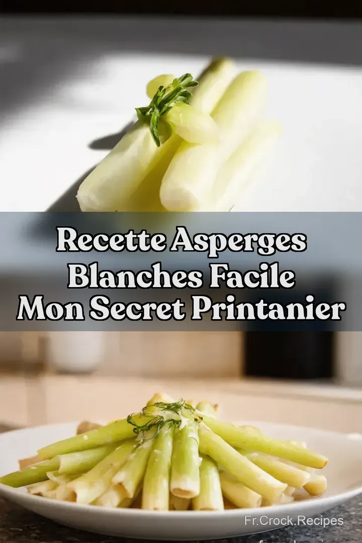 Recette Asperges Blanches Facile Mon Secret Printanier