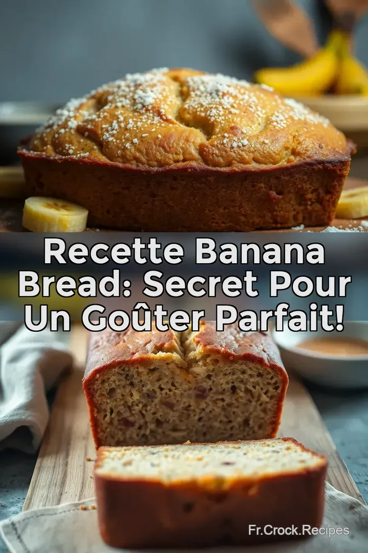 Recette Banana Bread: Secret pour un Go&ucirc;ter Parfait!