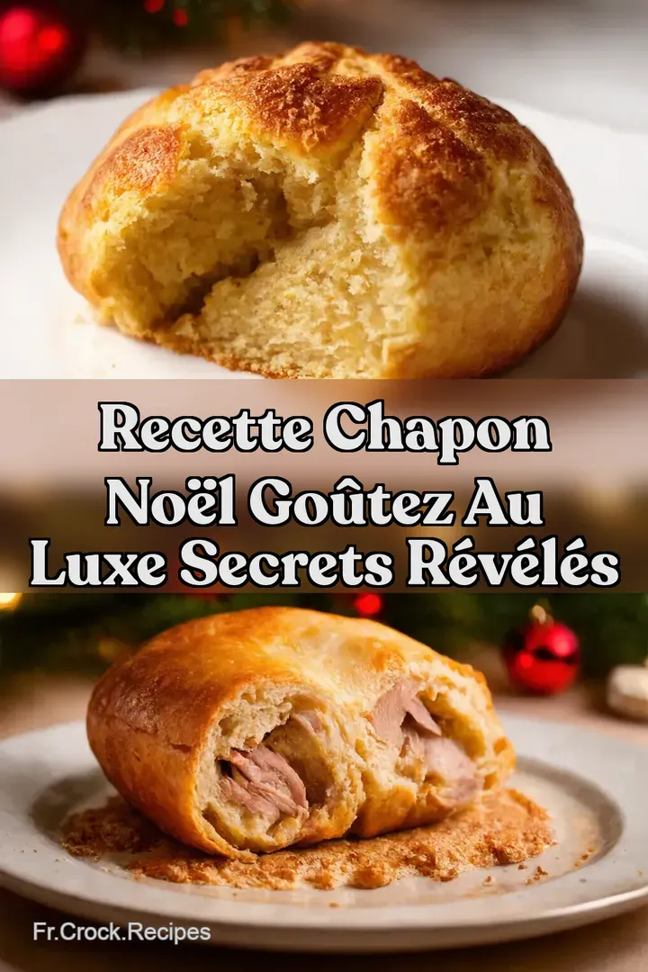 Recette Chapon No&euml;l Go&ucirc;tez au Luxe Secrets R&eacute;v&eacute;l&eacute;s