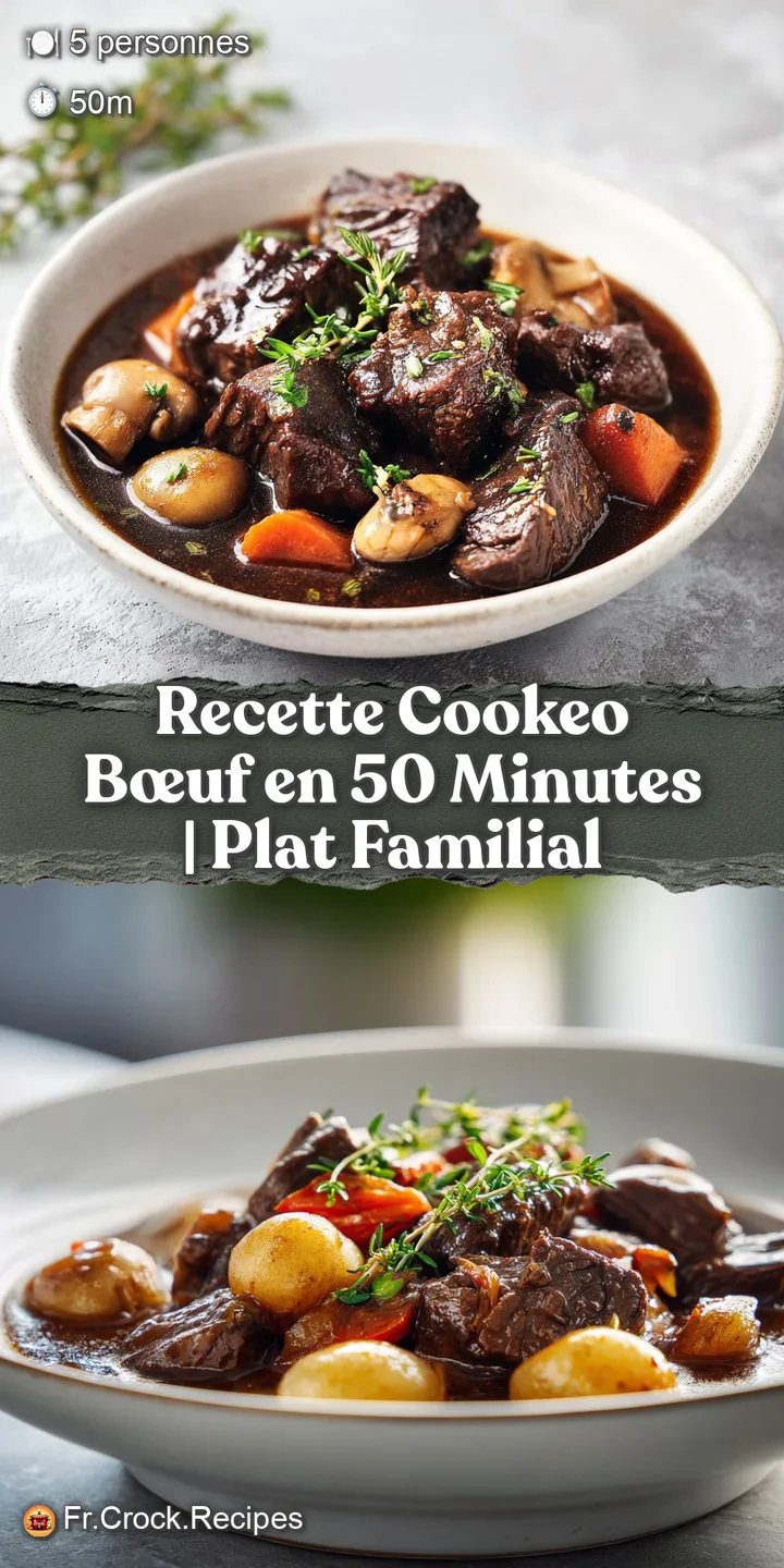 Close-up of steaming beef stew with tender chunks of meat, soft vegetables, and glistening sauce, tempting and flavorful.