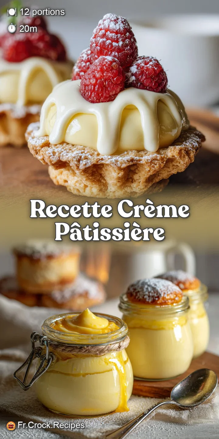 Close-up reveals the glossy sheen of cool cr&egrave;me p&acirc;tissi&egrave;re, smooth and rich, with tiny specks of vanilla bean throughout i...