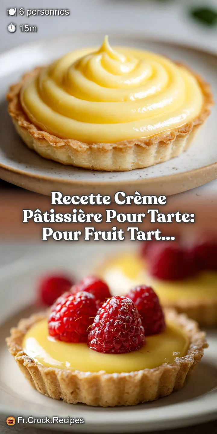 Close-up of luscious pastry cream, smooth and billowy, nestled inside a golden, buttery tart crust, hinting at vanilla bea...