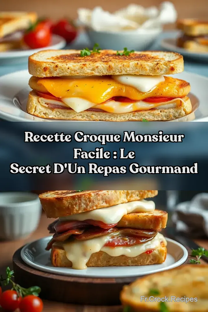 Recette Croque Monsieur Facile : Le Secret d un Repas Gourmand