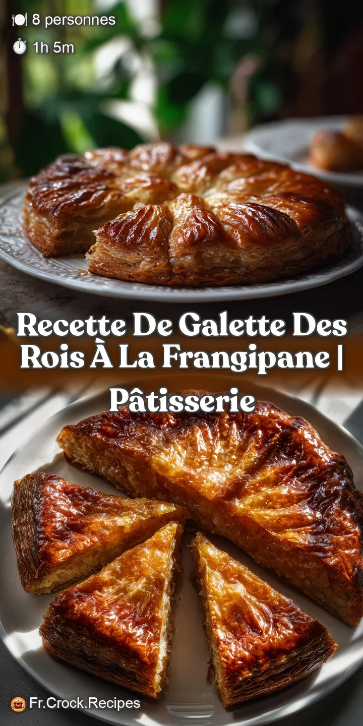 Close-up of a buttery, golden crust with a glimpse of the almond filling, a perfect dessert, inviting and delicious.