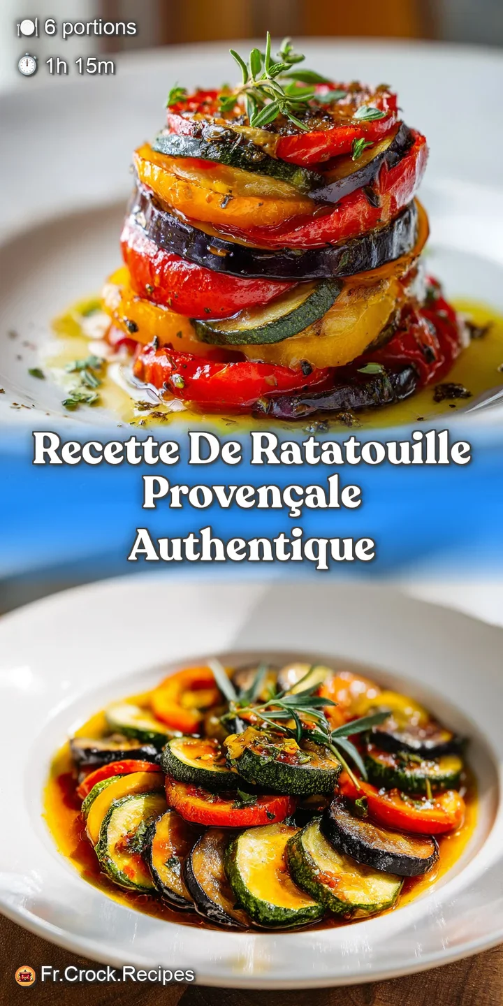 Close-up captures the ratatouille's tender eggplant, bright peppers and glistening sauce. Steaming with warmth. Summer veg...