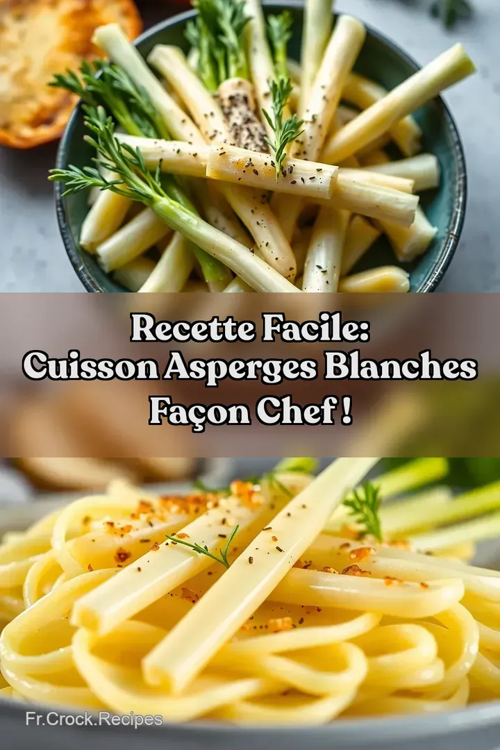 Recette Facile: Cuisson Asperges Blanches fa&ccedil;on Chef !