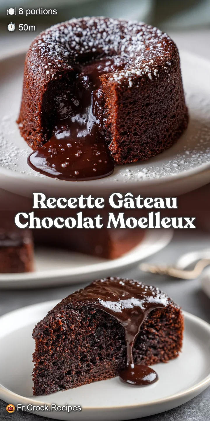 Close-up of a chocolate cake: dense, moist crumb with deep chocolate color. Hints of steam suggest a warm, decadent treat.