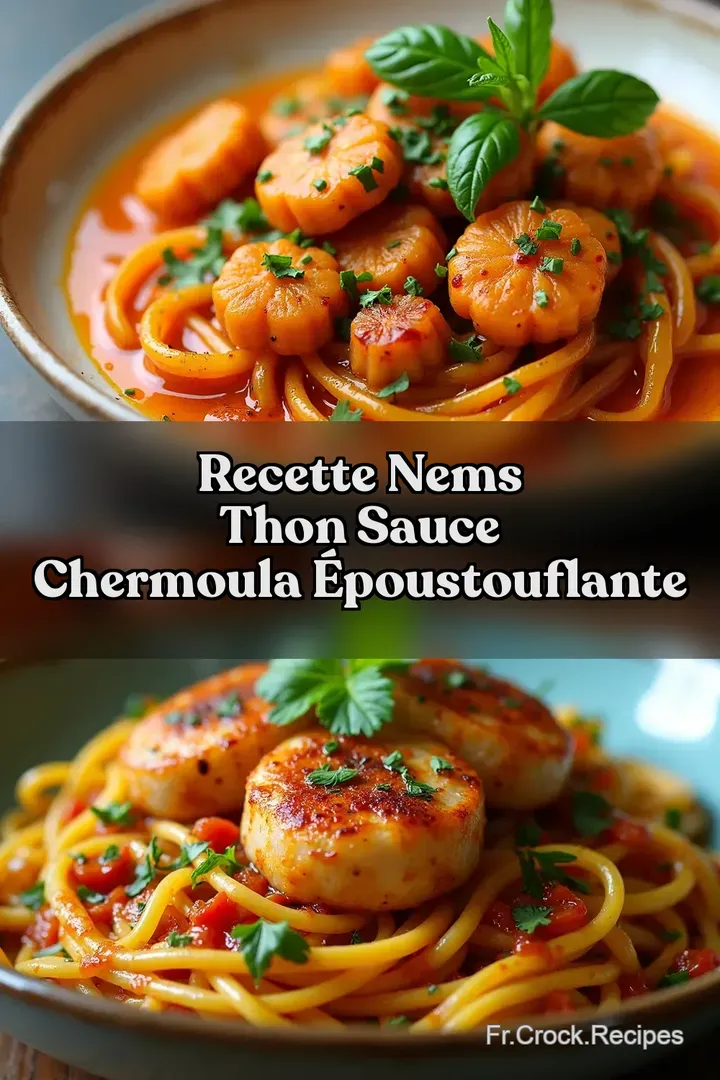 Recette Nems Thon Sauce Chermoula &Eacute;poustouflante