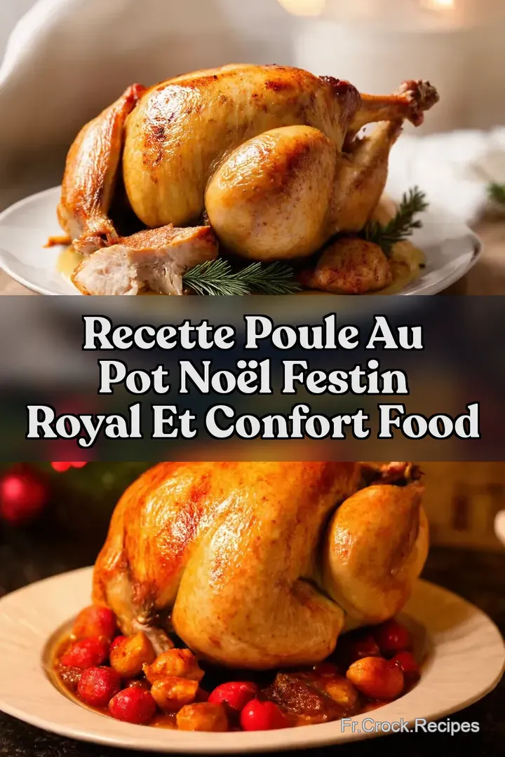 Recette Poule au Pot No&euml;l Festin Royal et Confort Food
