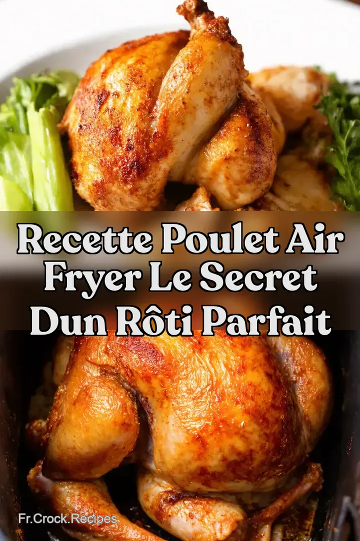 Recette Poulet Air Fryer Le Secret dun R&ocirc;ti Parfait