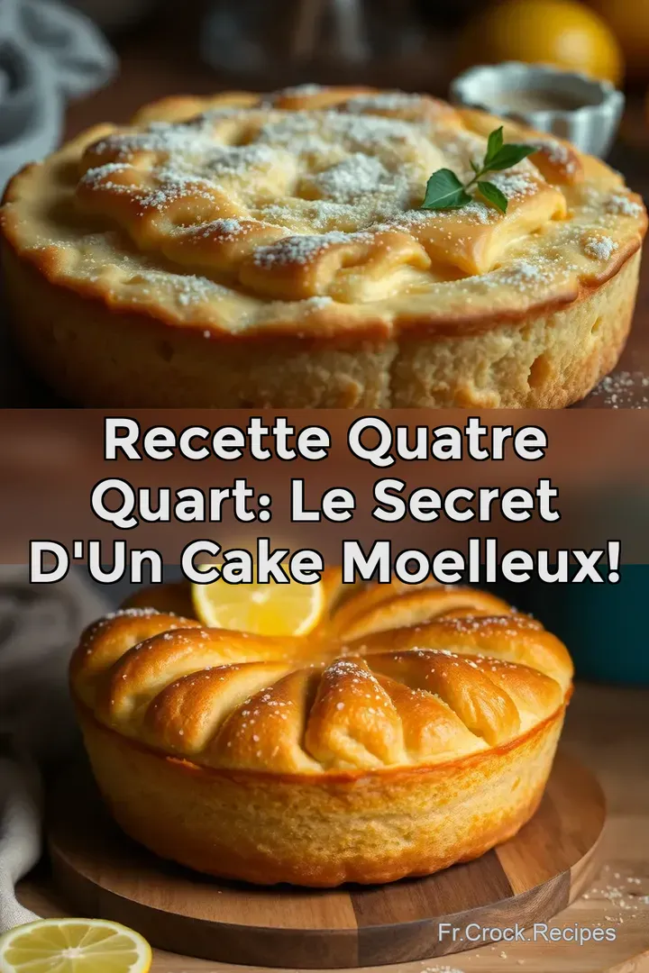 Recette Quatre Quart: Le Secret d un Cake Moelleux!