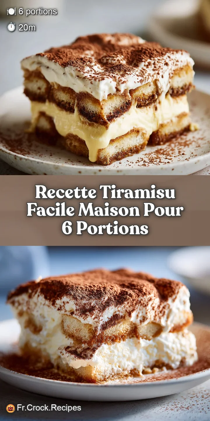 Close-up of rich, creamy tiramisu. Visible layers of espresso-soaked ladyfingers & cocoa dusted mascarpone create a tempti...