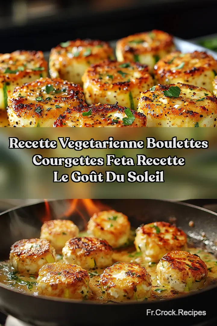 Recette Vegetarienne Boulettes courgettes feta Recette Le Go&ucirc;t du Soleil