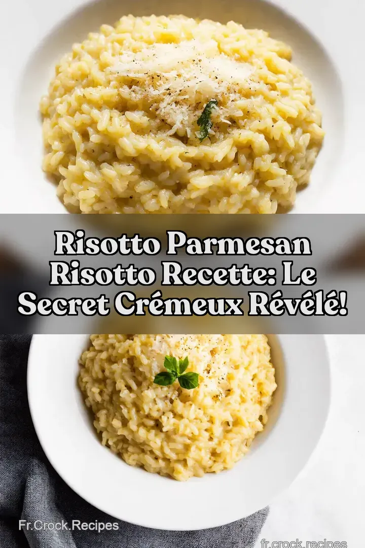 Risotto Parmesan Risotto Recette: Le secret cr&eacute;meux r&eacute;v&eacute;l&eacute;!