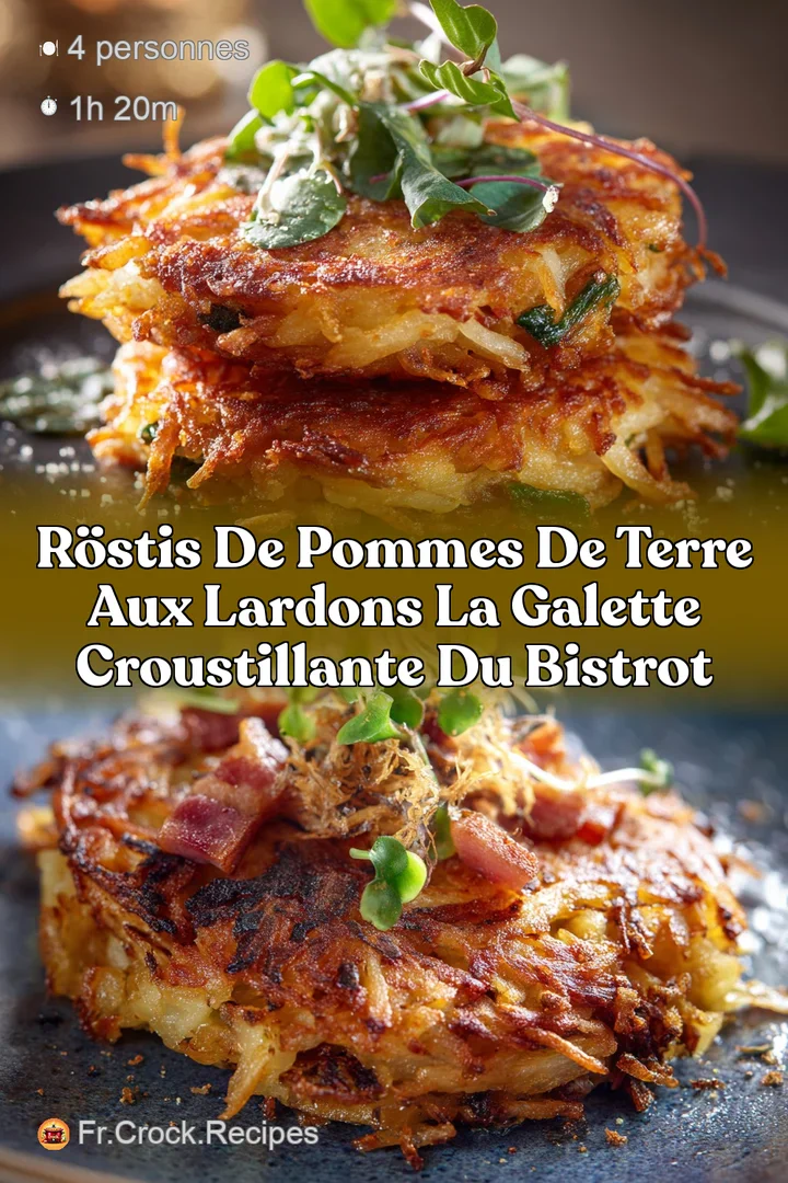 R&ouml;stis de Pommes de Terre aux Lardons La galette croustillante du bistrot