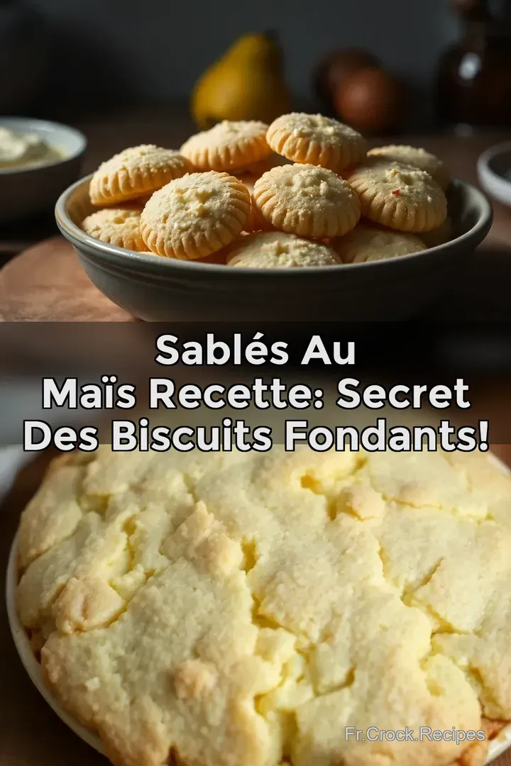 Sabl&eacute;s au Ma&iuml;s Recette: Secret des Biscuits Fondants!