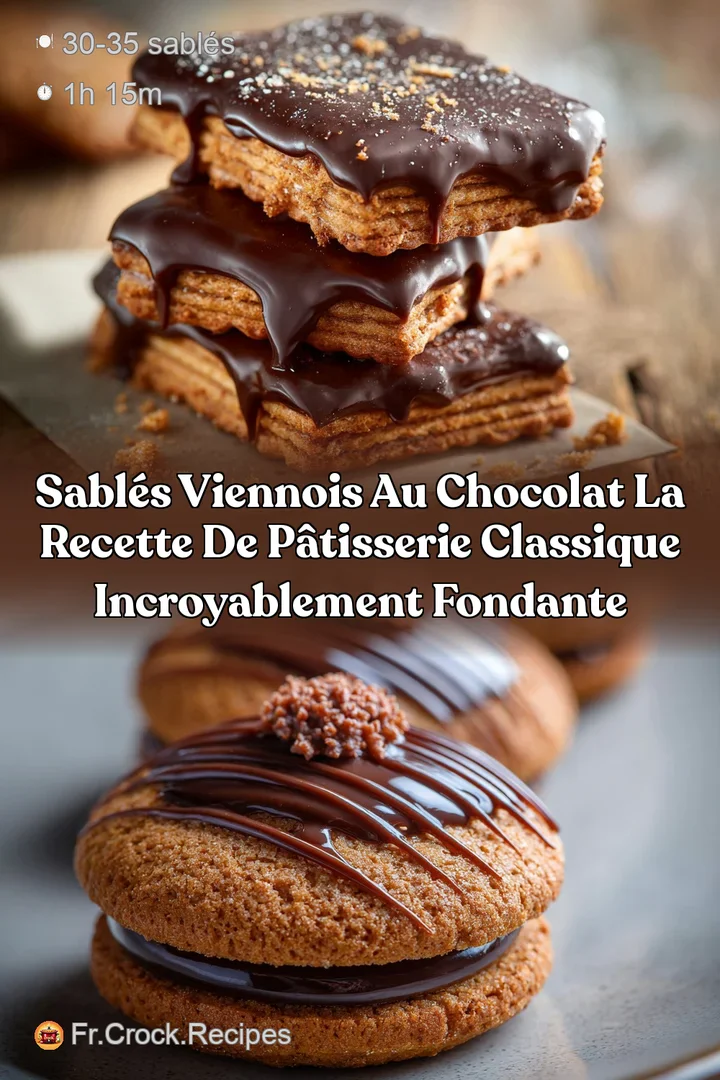 Sabl&eacute;s viennois au chocolat la recette de p&acirc;tisserie classique incroyablement fondante