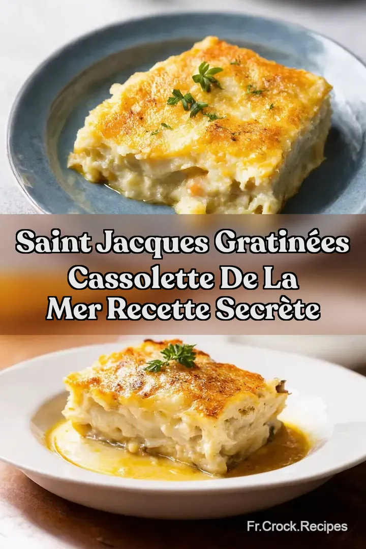 Saint Jacques Gratin&eacute;es Cassolette de la Mer Recette Secr&egrave;te